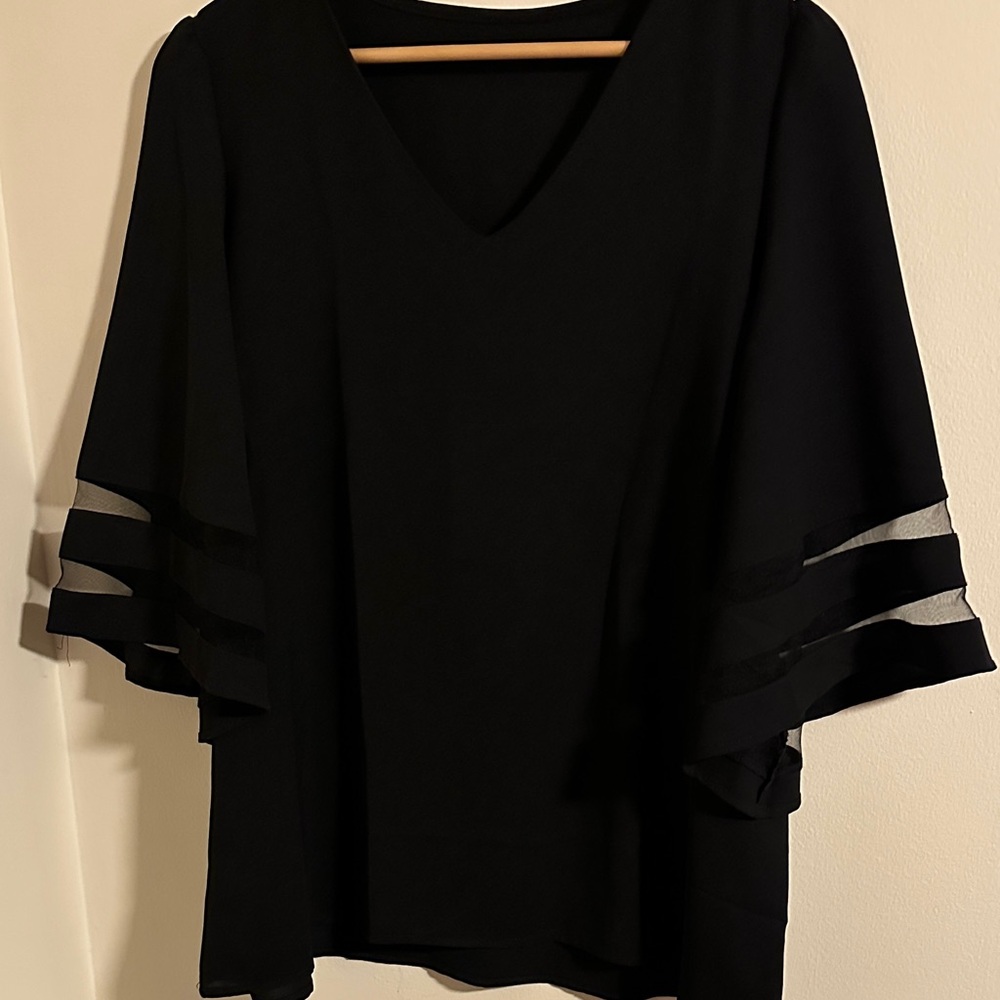 Elegant Black Women's Top
